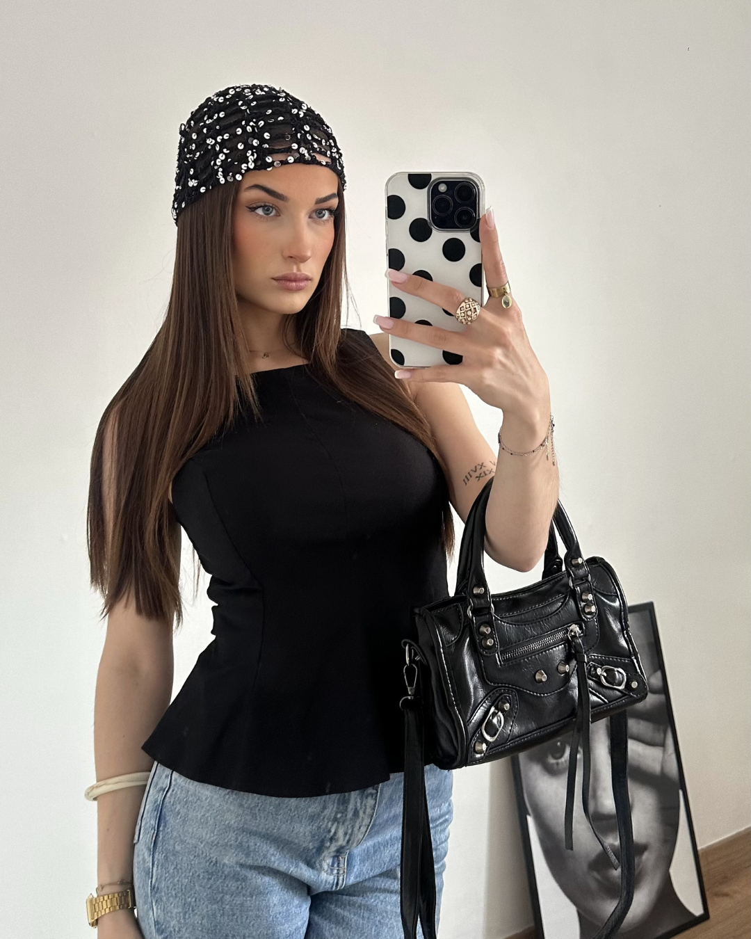 Bonnet Anouck Noir