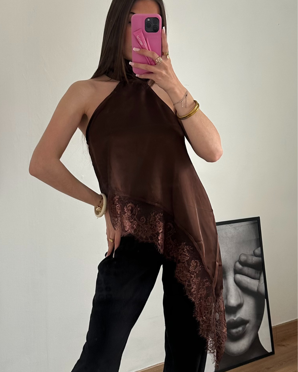 Haut Maude marron