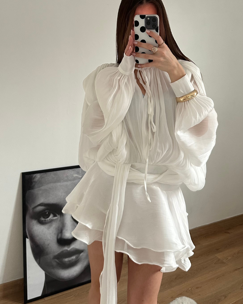 Robe Tulipe blanche