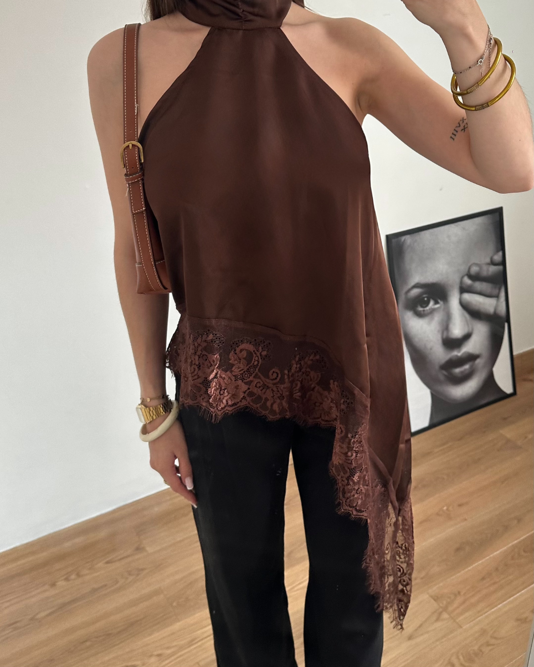 Haut Maude marron