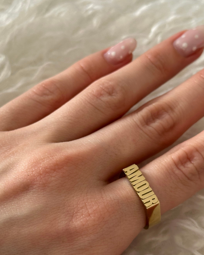 Bague AMOUR