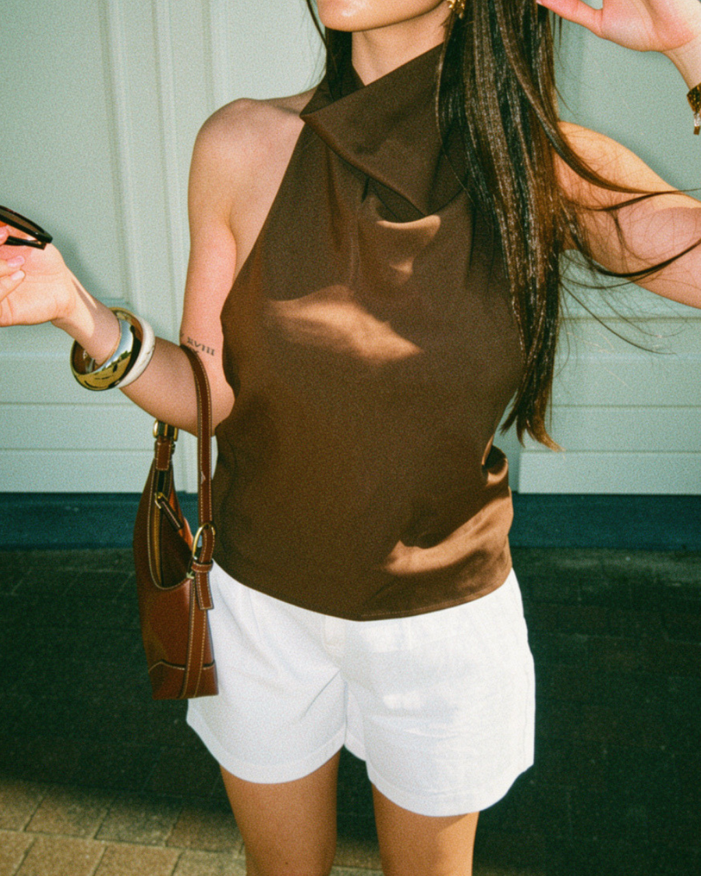 Haut Stella marron