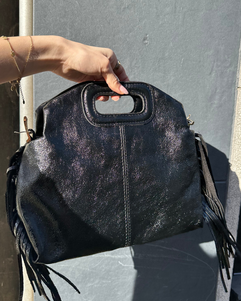 Sac Lou noir pailleté