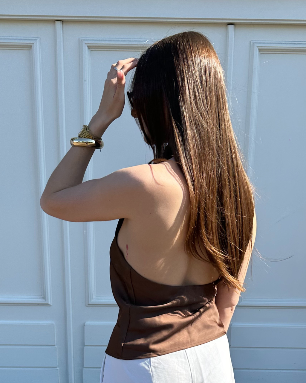 Haut Stella marron