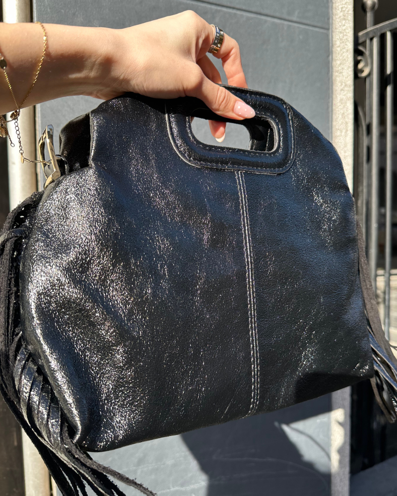 Sac Lou noir pailleté