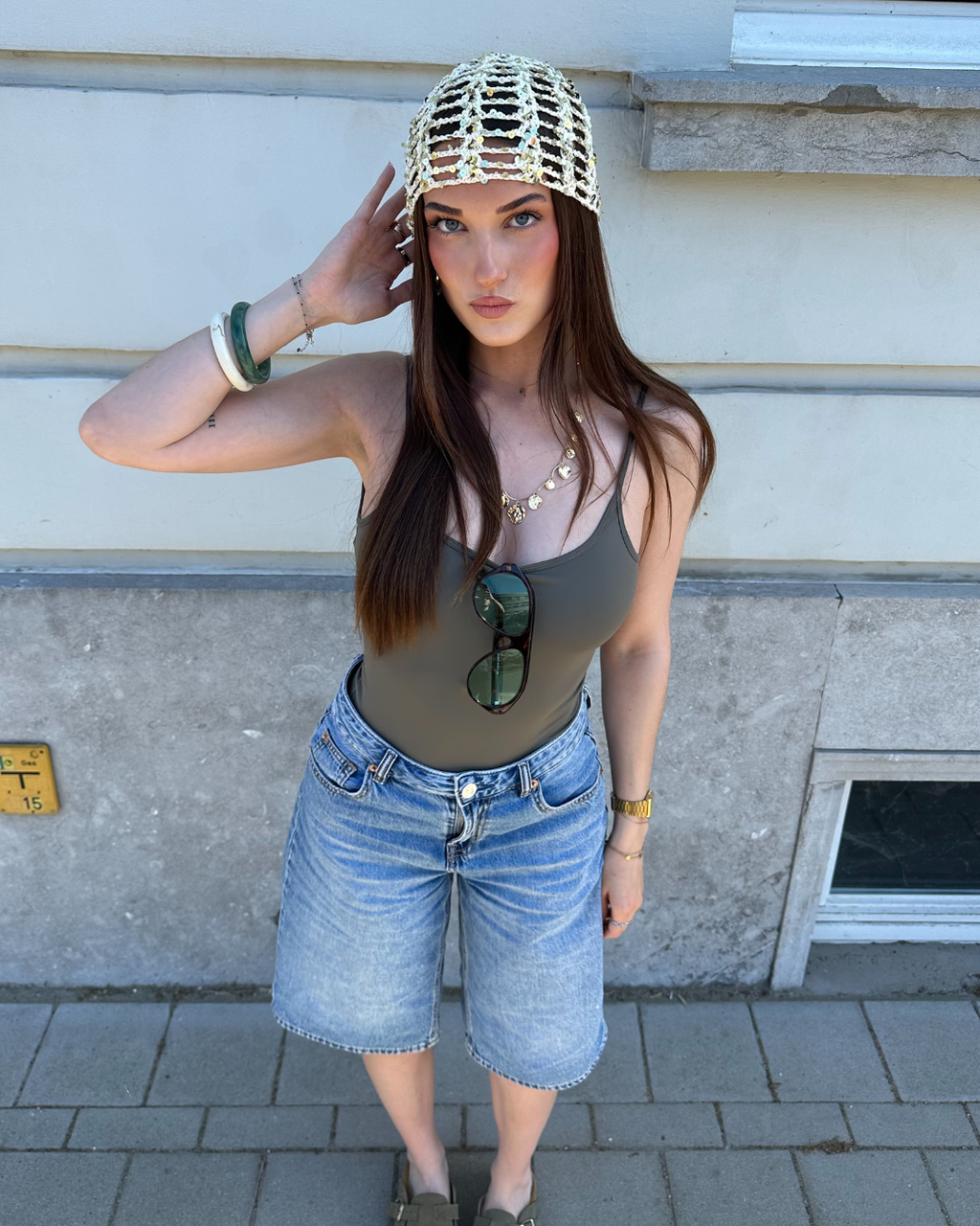 Bonnet Anouck beige